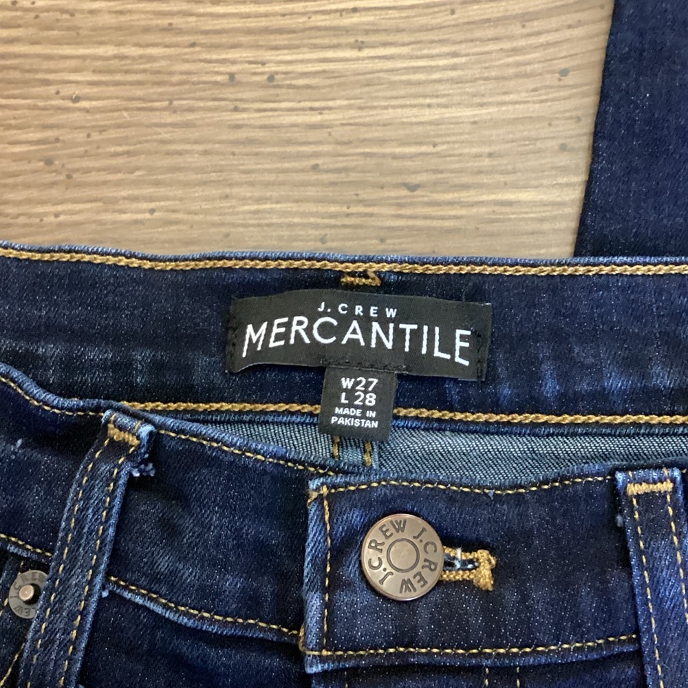 J. Crew Mercantile Dark Skinny Jeans Size 27 - Picture 5 of 10